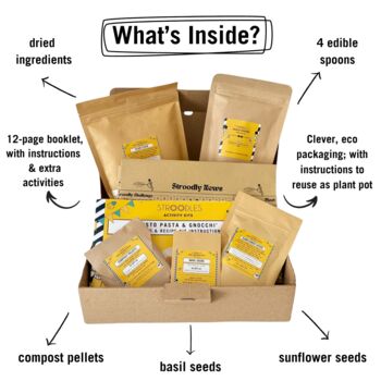 Stroodles ‘Pesto Pasta And Gnocchi’, Growing And Recipe Eco Kit With Former Royal Nanny, Louenna Hood, 2 of 10