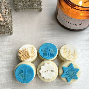 Personalised Hanukkah Chocolate Coated Oreo Gift, 3 of 9