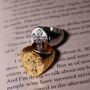 Gold Plated Chunky Cross Ring For Men Steel Signet Ring, thumbnail 4 of 9