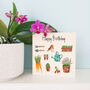 Illustrated Gardening Birthday Card, thumbnail 5 of 5