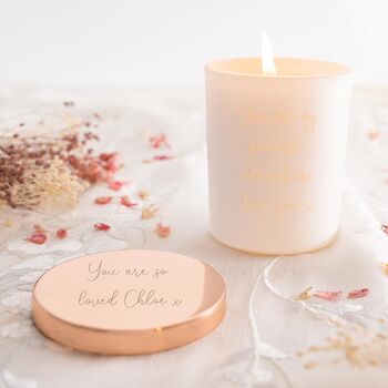 Personalised Message Scented Candle, 2 of 7