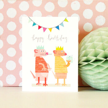 Happy Birthday Meerkat Mini Card, 4 of 4