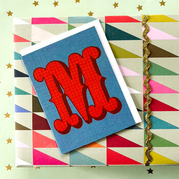 Mini M Alphabet Card, 4 of 5