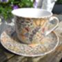 Large Cup And Saucer In William Morris Flora Design, thumbnail 4 of 8
