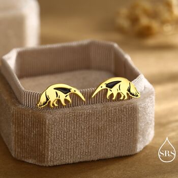 Sterling Silver Ant Eater Stud Earrings, 4 of 12