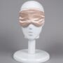 Baby Pink Colour Mulberry Silk Eye Mask, thumbnail 3 of 3