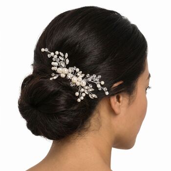 Pearl And Crystal Hair Comb, 3 of 4