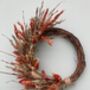 Mini Autumn Dried Flower Wreath, thumbnail 1 of 6