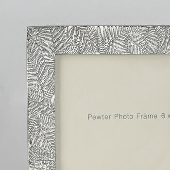 Foxworthy Cast Pewter Photo Frame, 3 of 8