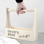 Personalised Hands Off Bottle Caddy, thumbnail 4 of 5