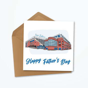 Rangers Fc Father’s Day Card, Ibrox Stadium, 2 of 4
