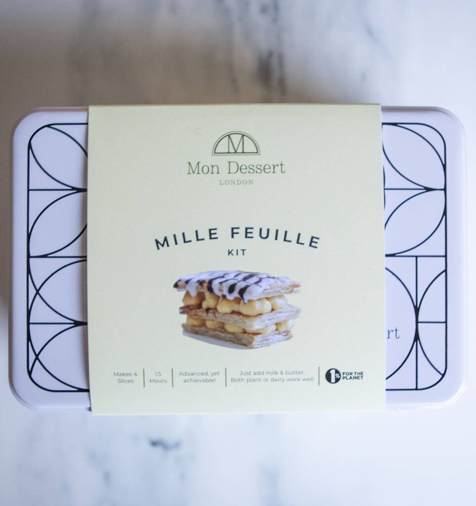 Baking Kit | Mille Feuille Making Kit Gift Tin, 1 of 8