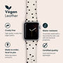 Polka Dots Vegan Leather Apple Watch Band, thumbnail 2 of 6