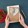 Personalised Map Heart Christmas Card, thumbnail 6 of 6