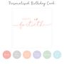 Esme 40th Birthday Disc And Birthstone Name Necklace, thumbnail 6 of 11
