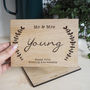 Personalised Wooden Anniversary Card, thumbnail 4 of 7