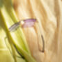 Lilac Rimless Rectangle Colour Tint Sunglasses, thumbnail 5 of 6