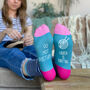 Do Not Disturb, Personalised Knitting Socks, thumbnail 1 of 6