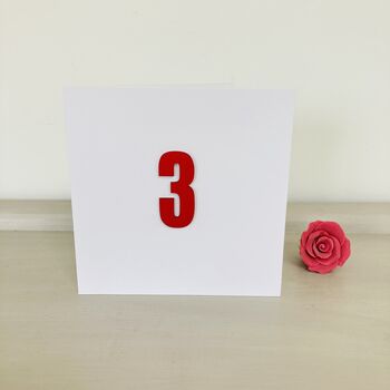 3rd Handmade Birthday Card, 2 of 3