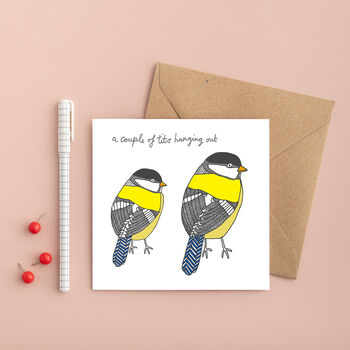 A Couple Of Tits Greeting Card, 5 of 5