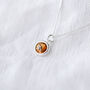 November Birthday Gift For Her, Birthstone Topaz Crystal Necklace, thumbnail 2 of 8