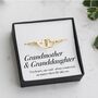 Grandmother And Granddaughter Gift – Double Heart Bracelet, thumbnail 1 of 7