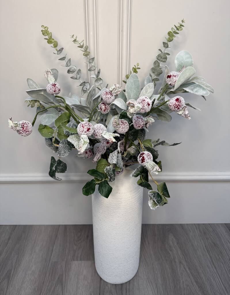 Faux Winter Rosehip Bunch, 1 of 2