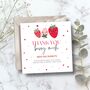 Strawberry Thank You Teacher Card, Berry Much Pun End Of Term Card, Teacher Appreciation, thumbnail 1 of 2