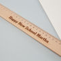 Personalised Large Wooden Ruler, thumbnail 3 of 3