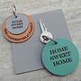 Home Sweet Home Personalised Leather Keyring, thumbnail 4 of 6