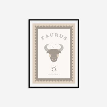 Children's Taurus Zodiac Print, 2 of 8