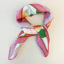 Woman And Flowers Illustration Scarf, thumbnail 2 of 3
