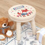 Personalised Kid’s Fox Wooden Stool, thumbnail 3 of 5