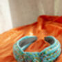 Teal Sprinkle Beaded Twist Knot Headband, thumbnail 2 of 5