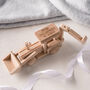 Personalised Wooden Christening Tractor Toy, thumbnail 4 of 5