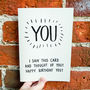 Joke Happy Birthday To You! Card, thumbnail 1 of 3