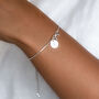 Sterling Silver Or Gold Plated Bow Bracelet Slider, thumbnail 1 of 12