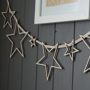Star Streamers Wooden Garland, 6 of 12