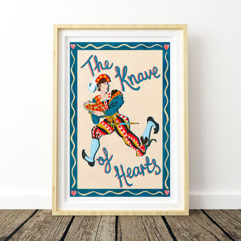 The Knave Of Hearts Vintage Nursery Print, 2 of 9