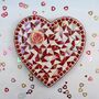 Heart Mosaic Handmade Wall Art, thumbnail 3 of 3