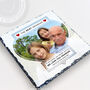 The World’s Best Grandad Personalised Photo Slate Gift For Grandad, thumbnail 2 of 6