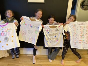 Children's T Shirt Decorating Party Art Activity, 8 of 9