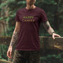 Happy Camper Cotton T Shirt For Camping Lovers, thumbnail 5 of 6