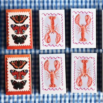 Lobster And Butterfly Mini Matches, 3 of 4