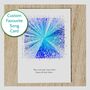 Personalised Favourite Song Abstract Art Music Card, thumbnail 1 of 9