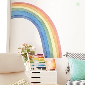 Colourful Rainbow Removable Wall Sticker, 7 of 12