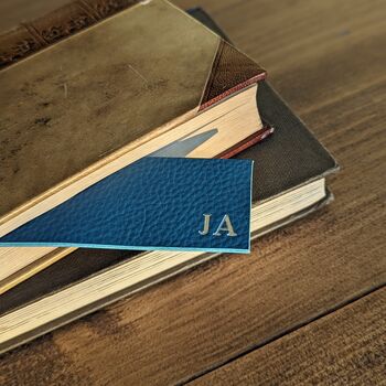 Personalised Luxury Leather Bookmark, 2 of 6
