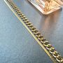 Layered Bracelet Gold Curb Chain Snake Chain, thumbnail 3 of 5