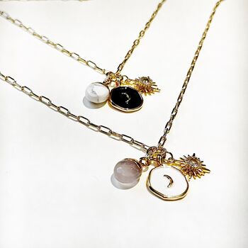 Celestial Multi Charm Necklace, 6 of 7