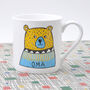 Oma Or Opa Bear Mug, Fine Bone China, thumbnail 4 of 6
